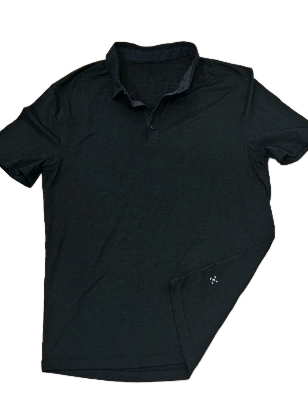 Lululemon Men’s Polo Black Shirt Size M